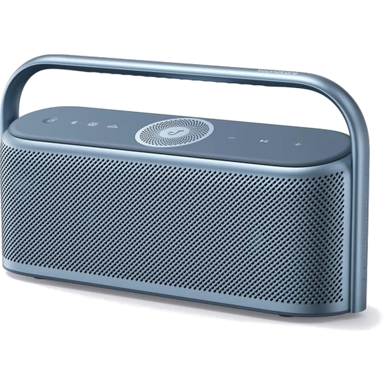 Soundcore Motion X600 Kablosuz HiFi 50W Stereo Ses Bluetooth Hoparlör Ay Mavisi A3130