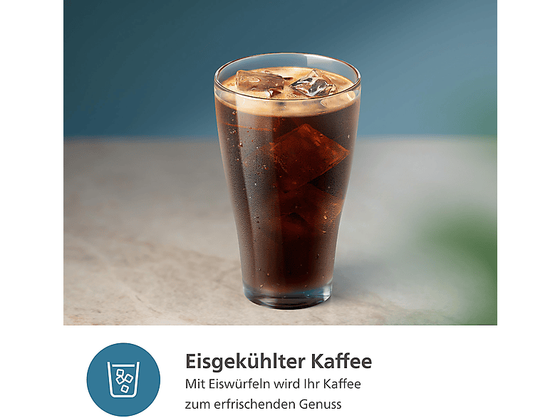 PHILIPS EP3343/50 Serie 3300 LatteGo 5 Kaffeespezialitäten Kaffeevollautomat Weiß/Klavierlack-Schwarz