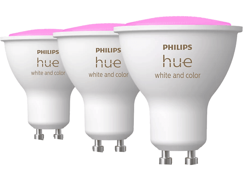 Bombilla inteligente LED GU10 4.3w Hue White and Color - Philips