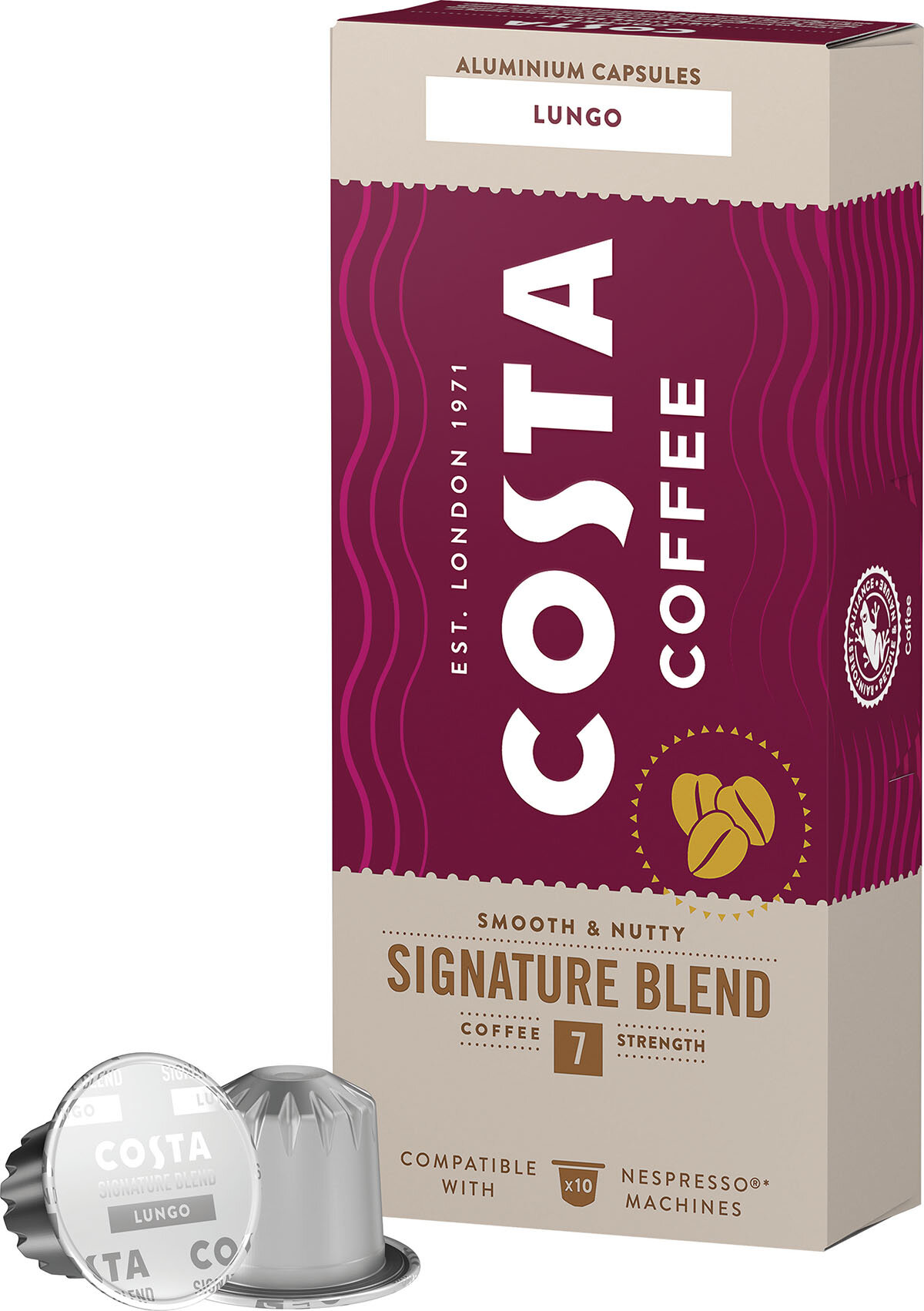 Kapsułki z kawą COSTA COFFEE Signature Blend Lungo