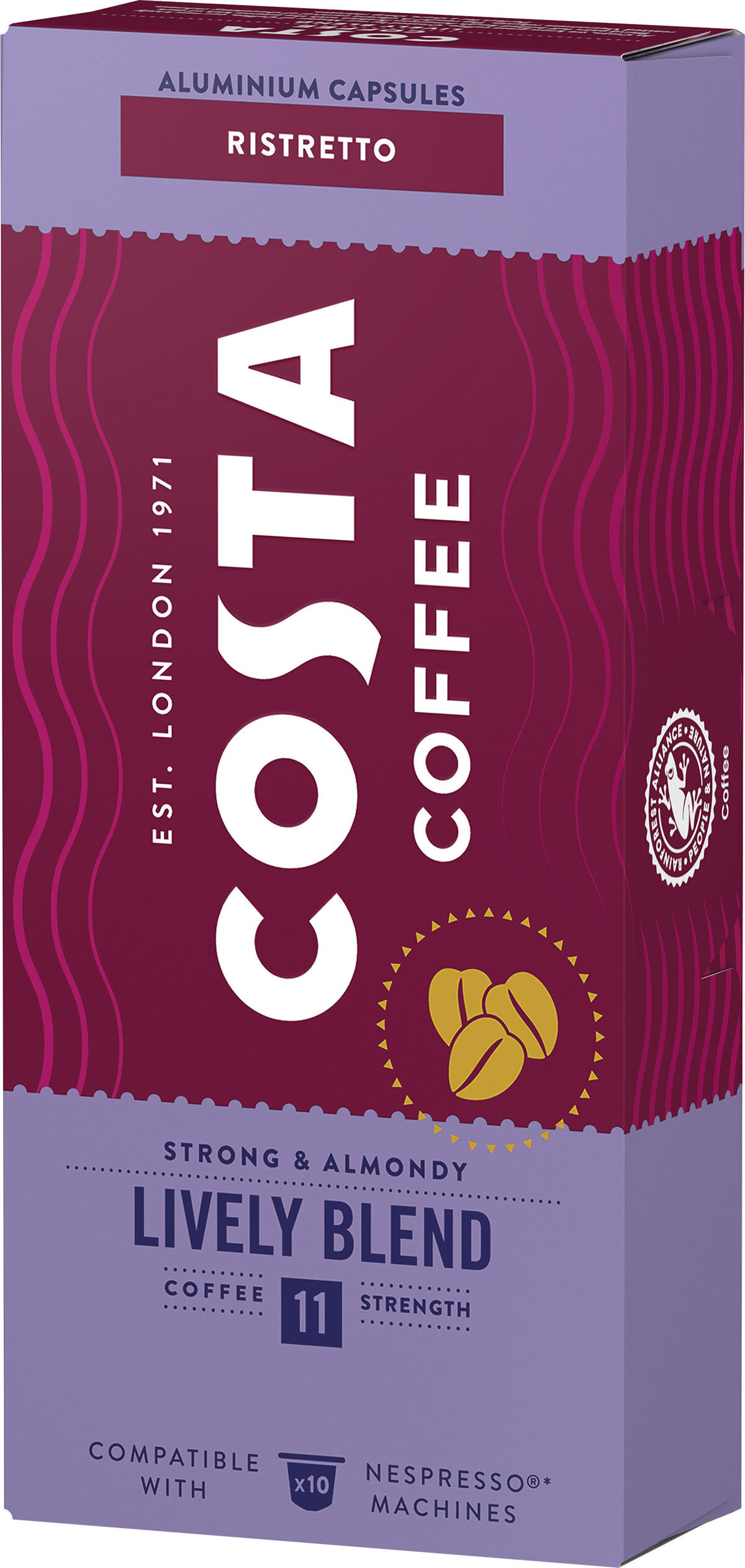 Kapsułki z kawą COSTA COFFEE Lively Blend