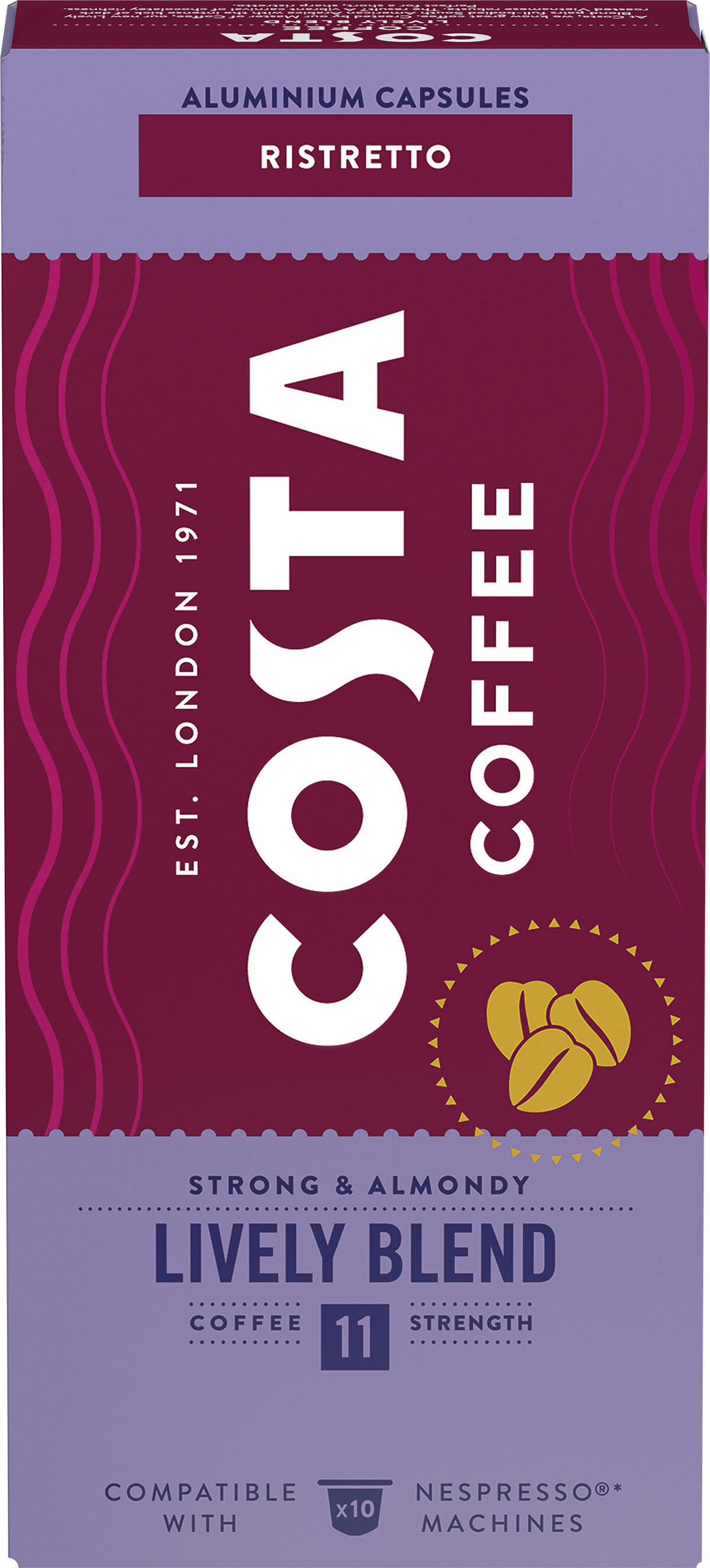 Kapsułki z kawą COSTA COFFEE Lively Blend