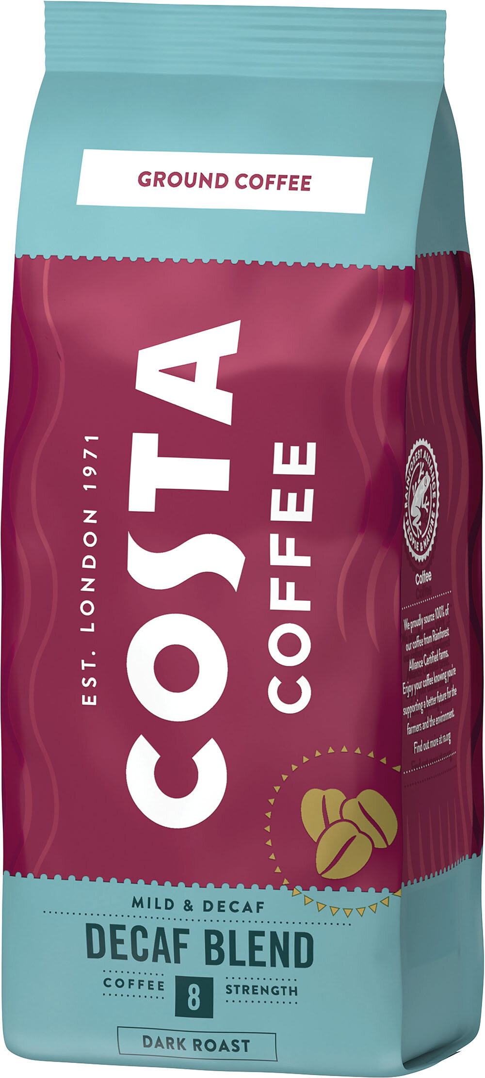 Kawa COSTA COFFE Decaf Blend 200g