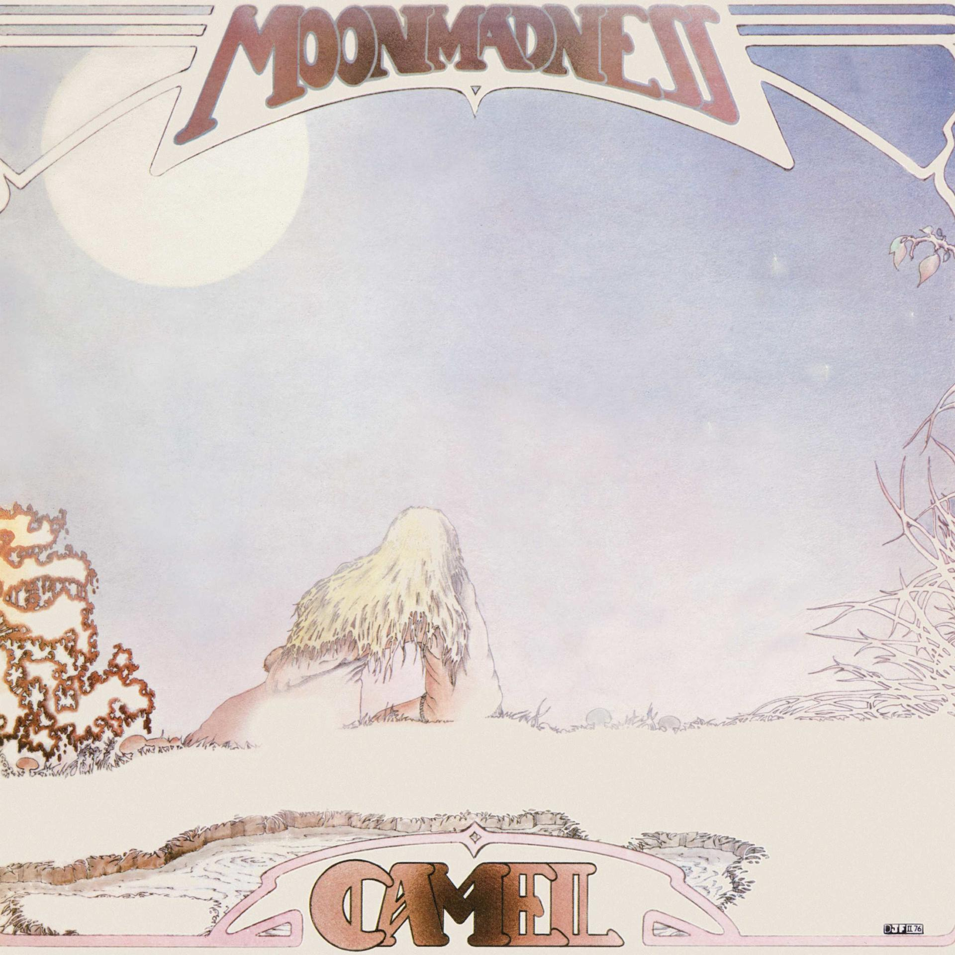 Albumcover: Moonmadness, mit Landschaft und Bandname.