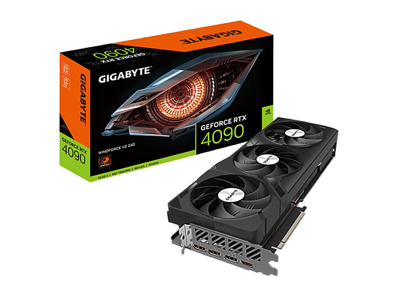 動作確認済　ギガバイト　RTX 4090 24GB GIGABYTE GeForce RTX 4090 Windforce V2 24GB GDDR6X 384Bit Ekran