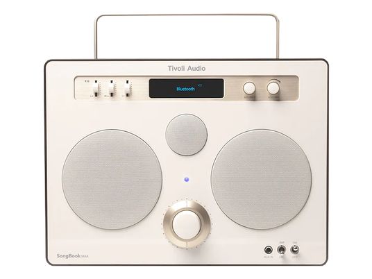 TIVOLI SongBook Max - Digitalradio (DAB+, FM, DAB, Creme/Braun)