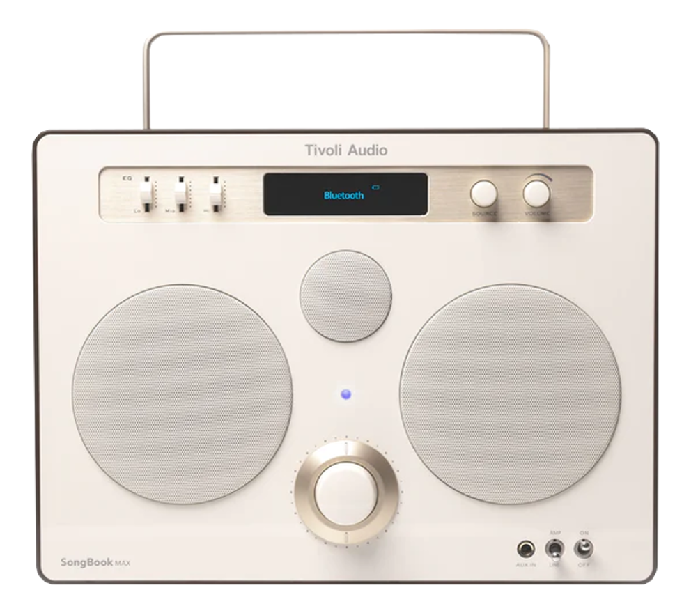 TIVOLI SongBook Max - radio digitale (DAB+, FM, DAB, Crema/Marrone)