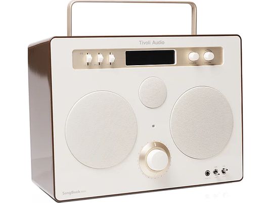 TIVOLI SongBook Max - Digitalradio (DAB+, FM, DAB, Creme/Braun)