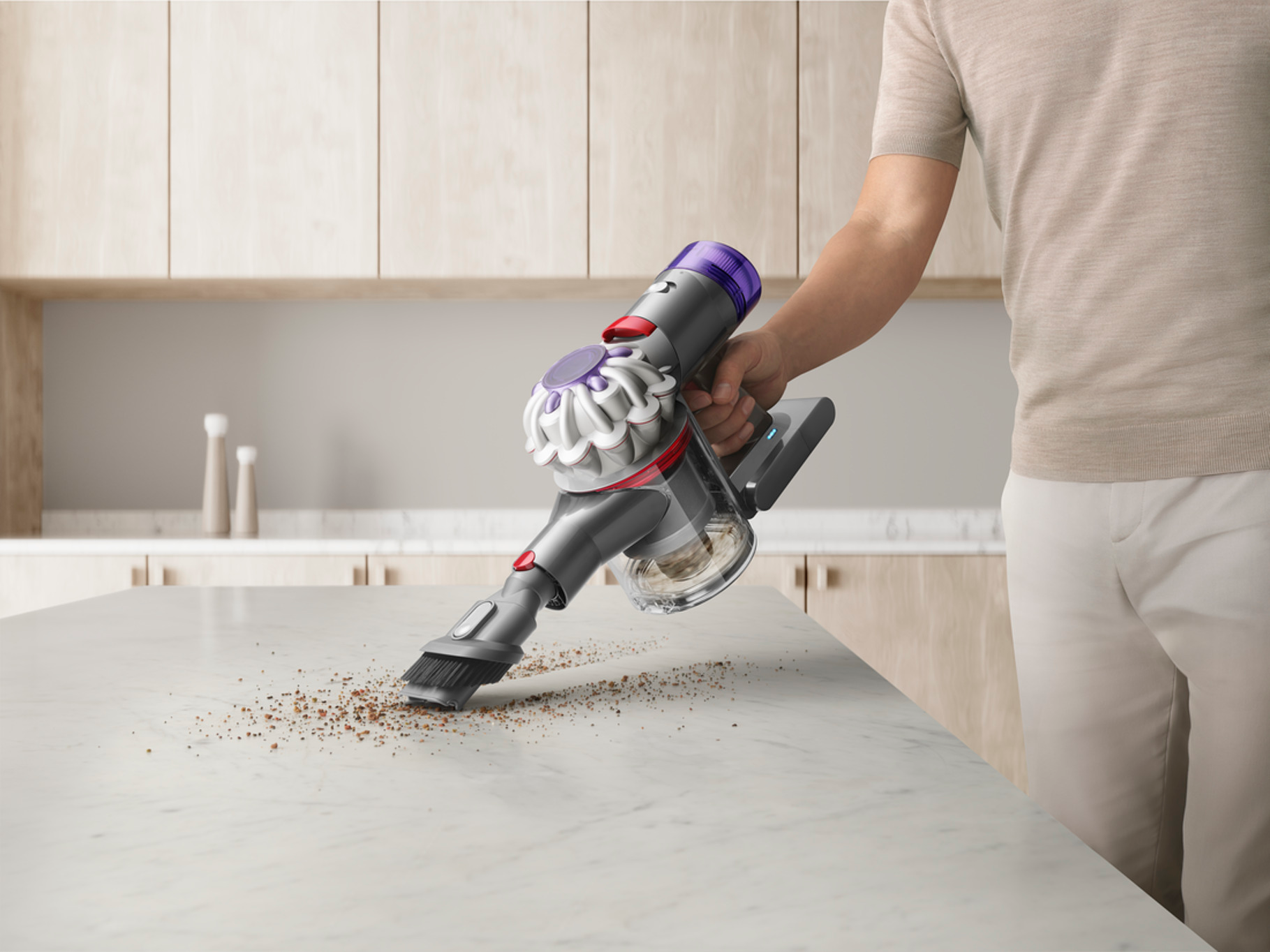 DYSON 446969-01 SV25 V8TM vezeték nélküli porszívó, 425W, ezüst