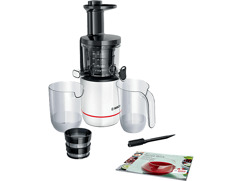 BOSCH MESM500W Slow Juicer 150 Watt, Weiß