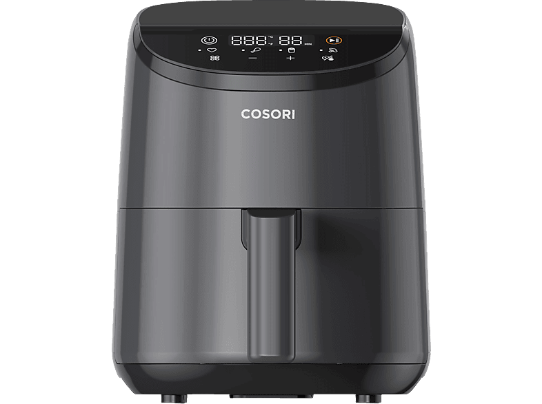 COSORI CAF-LI211-AEUR Lite Mini, Heißluftfritteuse 900 Watt Grau