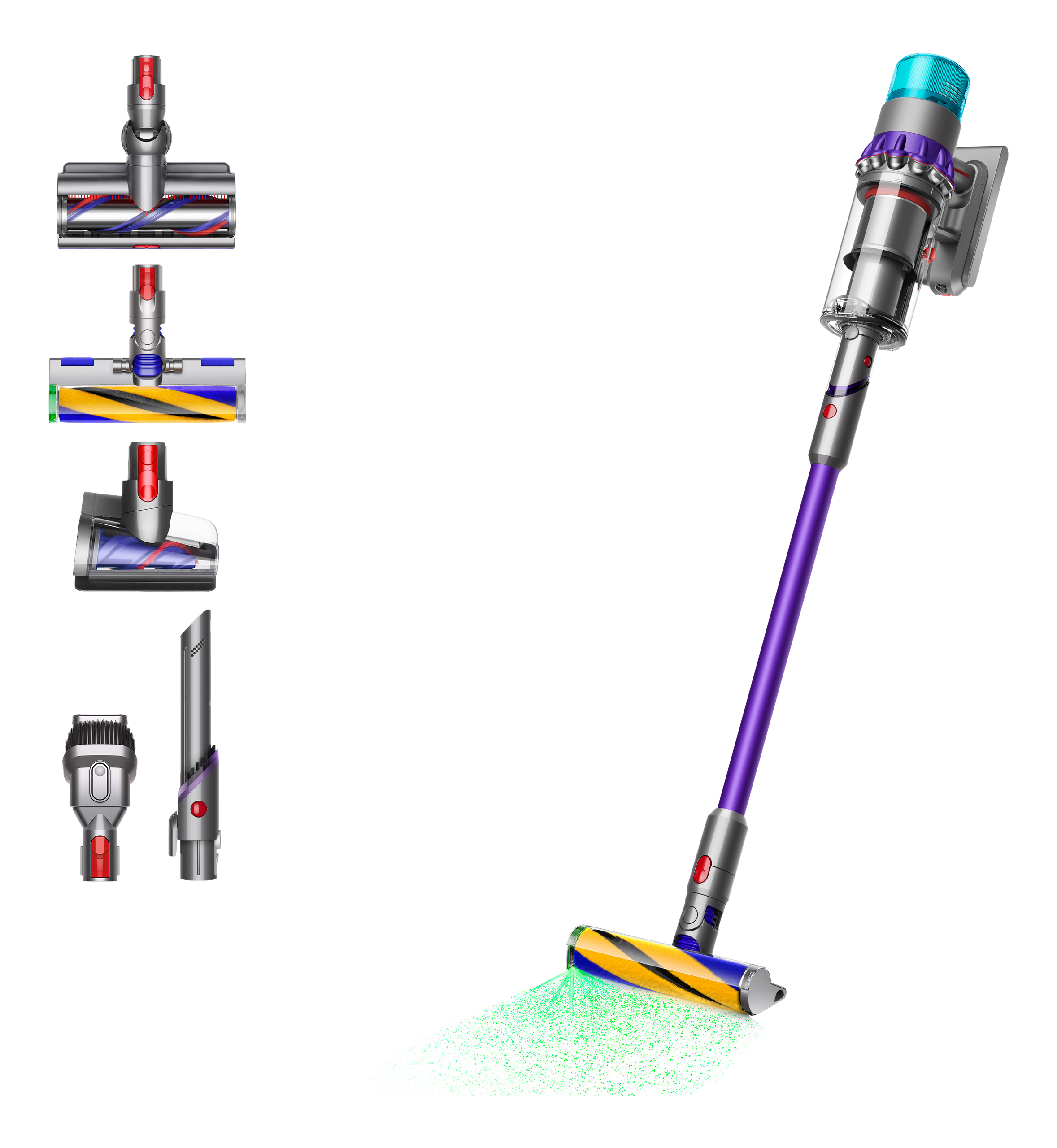 DYSON Gen5 Detect Absolute Akku-Staubsauger (Nickel/Violett
