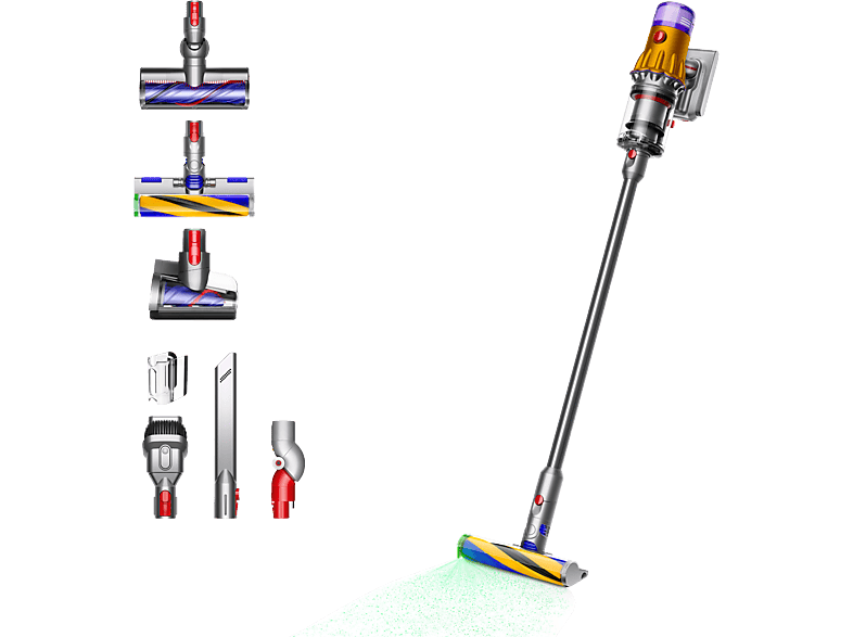 DYSON V12 Detect Slim Absolute | Akku Staubsauger (Nickel Satin