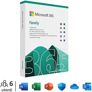 Microsoft 365 Family -  MICROSOFT OFFICE