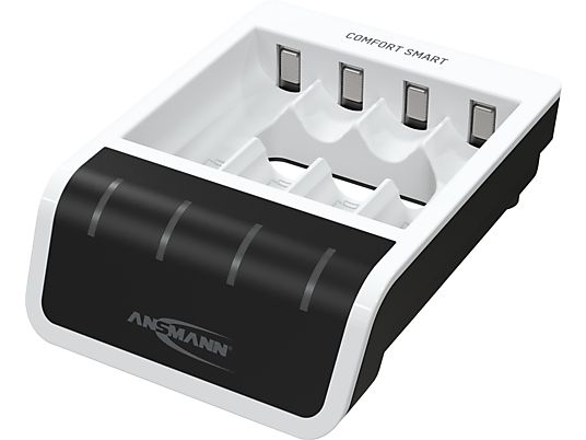 ANSMANN Comfort Smart - Chargeur de batterie (blanc/noir)