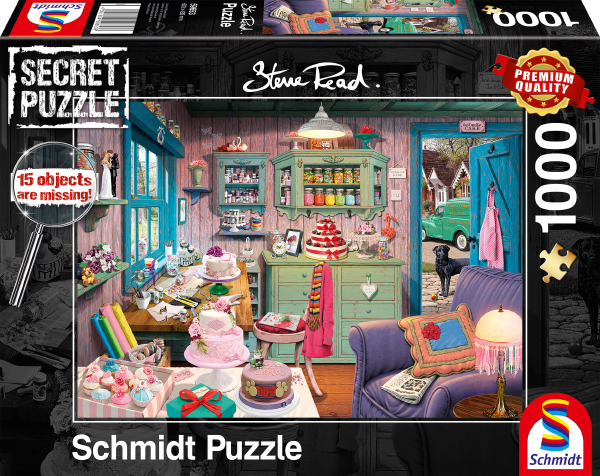 SCHMIDT SPIELE (UE) 1000 Secret Stube Premium Großmutters Schmidt 59653 Teile Puzzle Erwachsenenpuzzle