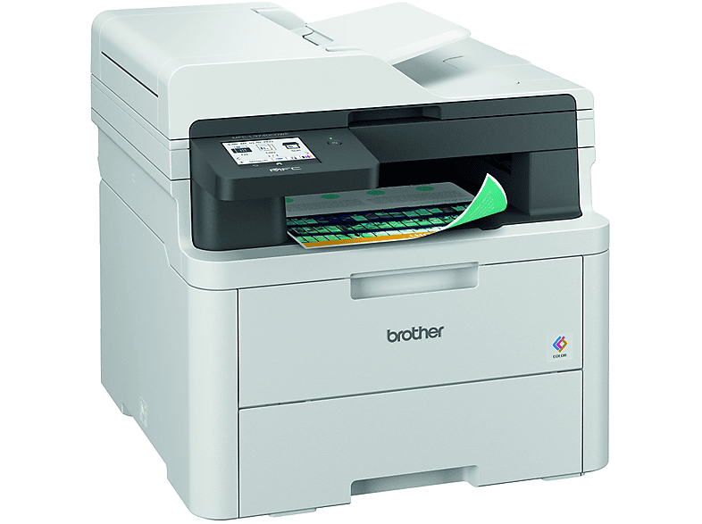 BROTHER MFC-L3740CDWE Eco Pro 4-in-1 Multifunktionsdrucker, Einzelpatronen, WLAN, Duplexeinheit (für beidseitigen Druck), Weiß — Foto 2 von 5