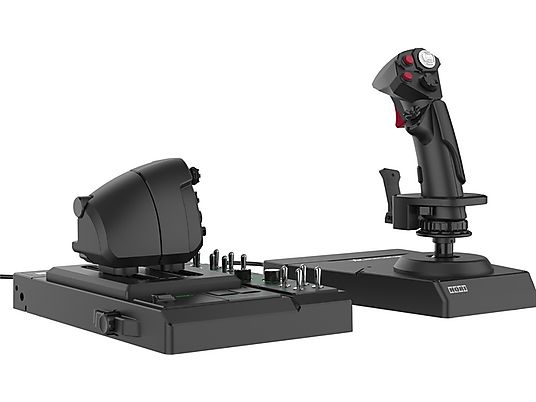 HORI Flight Control System + Mount - Joystick (Nero/Rosso)