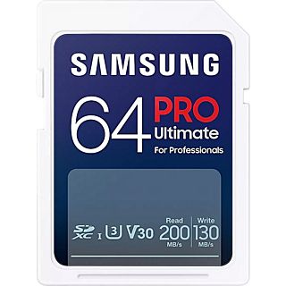 SAMSUNG Carte mémoire SDXC Pro Ultimate 64 GB (MB-SY64S/WW)