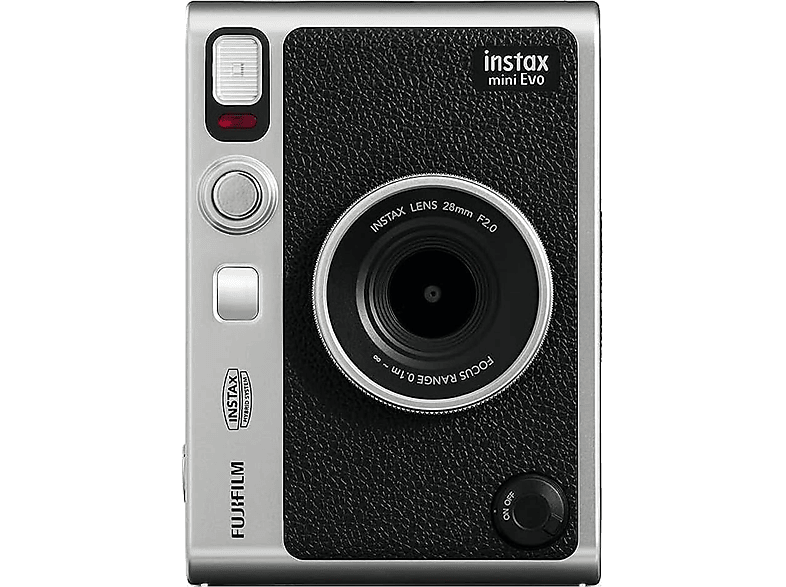 Fujifilm Instax Mini Evo, ISO 100 1600, Pantalla LCD, Bluetooth, Negro