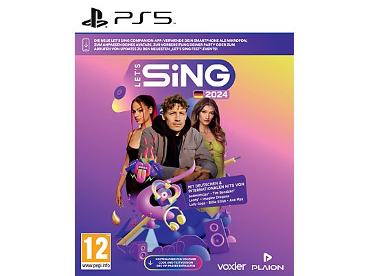 Let's Sing 2024 mit deutschen & internationalen Hits - PlayStation 5 - Deutsch