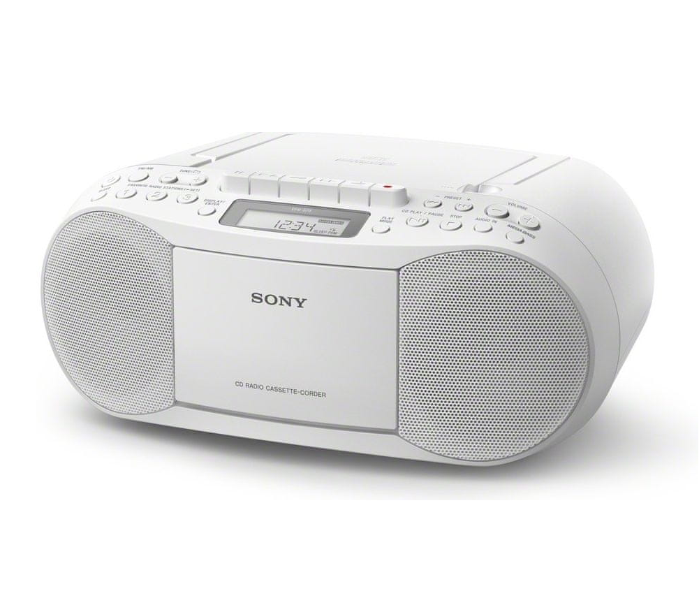 Radiomagnetofon SONY CFD-S70 Biały