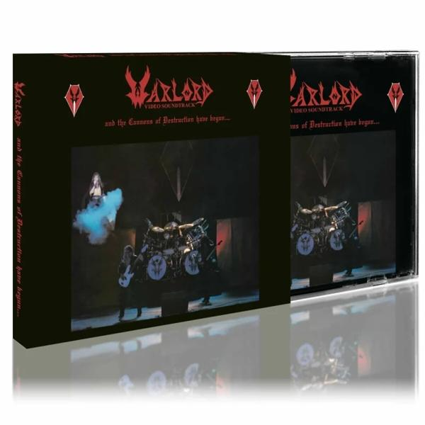 Zwei CD-Boxen mit dem Warlord-Albumcover. Eine ist eine Box-Set, die andere eine Jewel-Case.