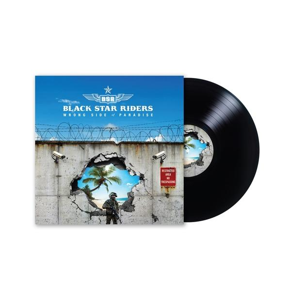 Album borító fal és lyuk, katona és bakelit lemez.