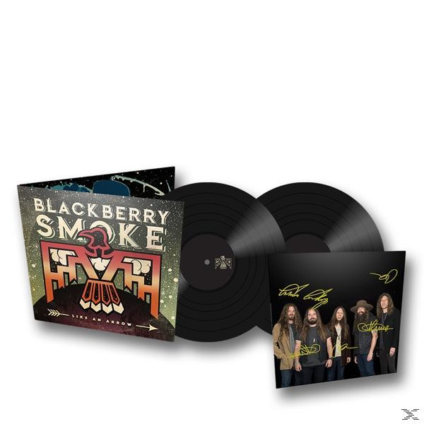 Fekete bakelit lemezek együttes album borítójával. Aláírások a hátoldalon.