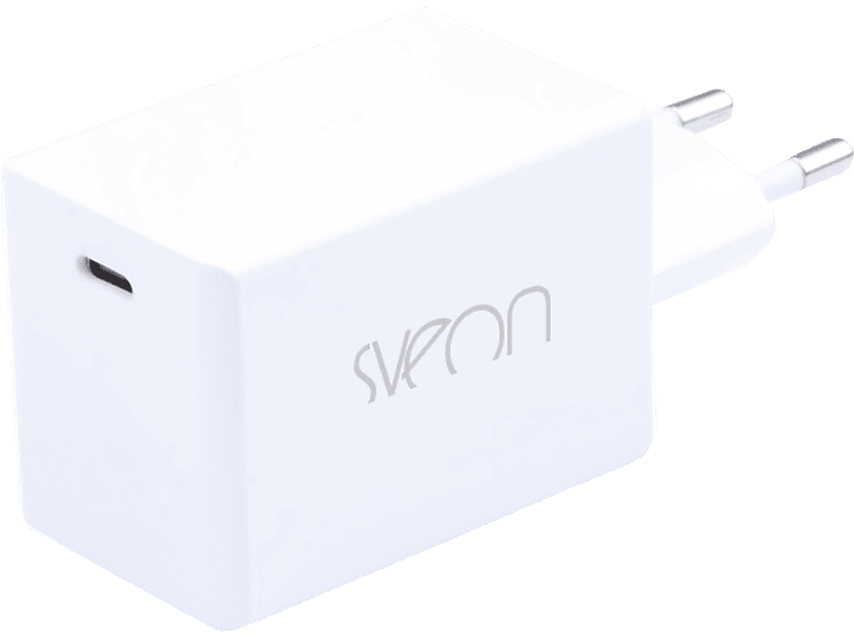 Cargador GaN USB-C 60W Sveon SAC260 para portátil, tablet y móvil