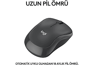 LOGITECH M240 Sessiz Kablosuz Mouse Grafit_1