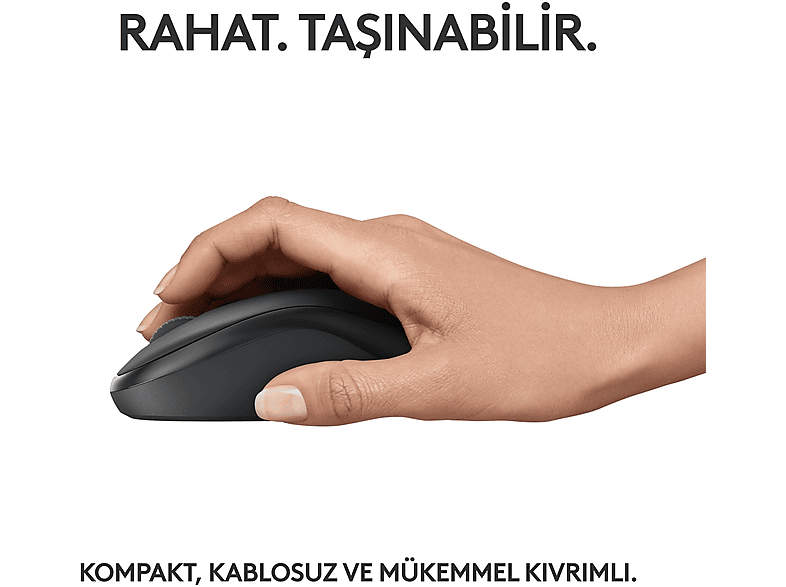 LOGITECH M240 Sessiz Kablosuz Mouse Grafit_2