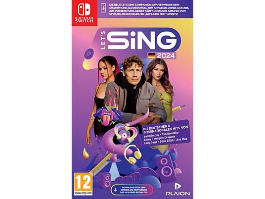 Let's Sing 2024 mit deutschen & internationalen Hits - Nintendo Switch - Allemand