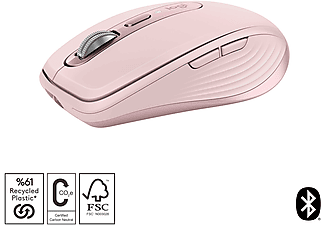 LOGITECH MX Anywhere 3S Sessiz Kompakt Kablosuz Performans Mouse - Pudra Pembe_2