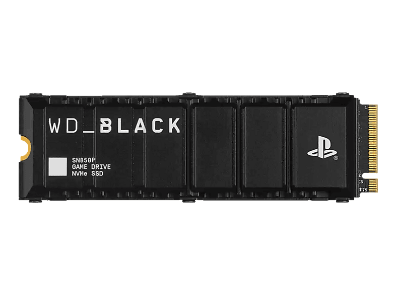 MediaMarkt, Western Digital Wd_black Sn850p Nvme Ssd Für Ps5-Konsolen, Mit Kühlkörper, Festplatte, Ssd, 1 Tb, Schwarz, Computer & Software, Speichermedien, Interne SSD, WDBBYV0010BNC-WRSN