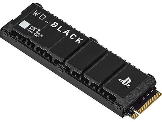 WESTERN DIGITAL WD_BLACK SN850P NVMe SSD für PS5-Konsolen (mit Kühlkörper) - Festplatte (SSD, 1 TB, Schwarz)