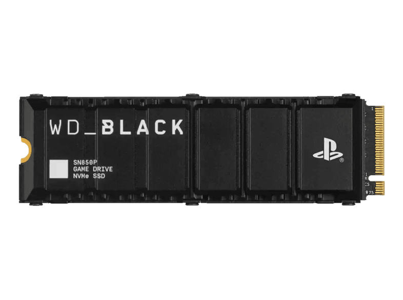 Disque SSD interne WD_BLACK SN850 NVMe 1 To (Sous licence officielle pour  consoles PS5) Noir - SSD internes