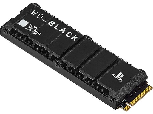 WESTERN DIGITAL WD_BLACK SN850P NVMe SSD für PS5-Konsolen (mit Kühlkörper) - Festplatte (SSD, 2 TB, Schwarz)