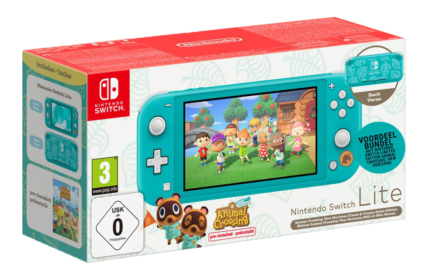 NINTENDO Switch Lite Turquoise | Tommy Aloha Editie | MediaMarkt