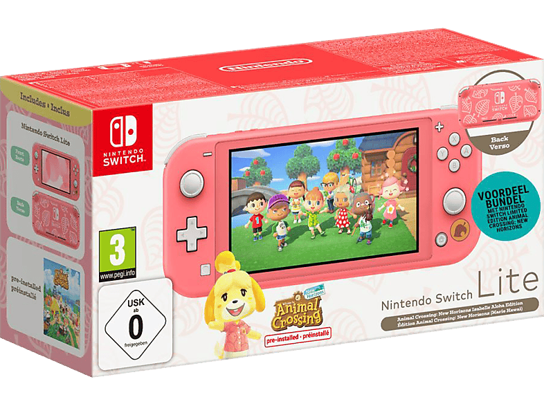 Coral nintendo switch lite for sale sale