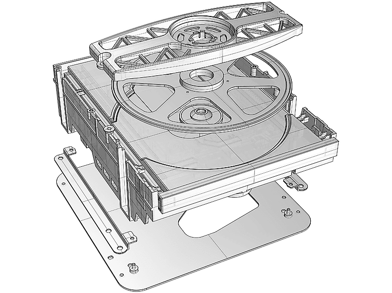 Teac VRDS-701 CD-Spieler mit VRDS-Mechanismus, Black; CD Spieler — Foto 3 von 3