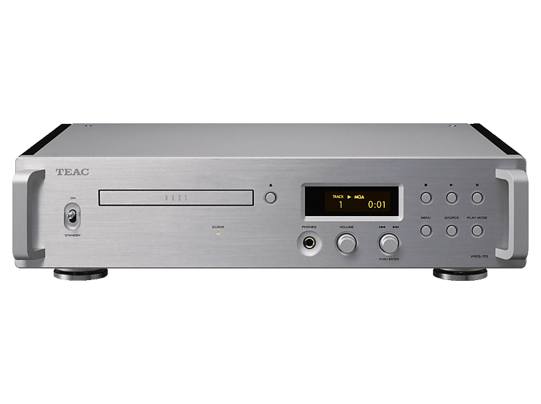 Teac VRDS-701 CD-Spieler mit VRDS-Mechanismus, Silver; CD Spieler