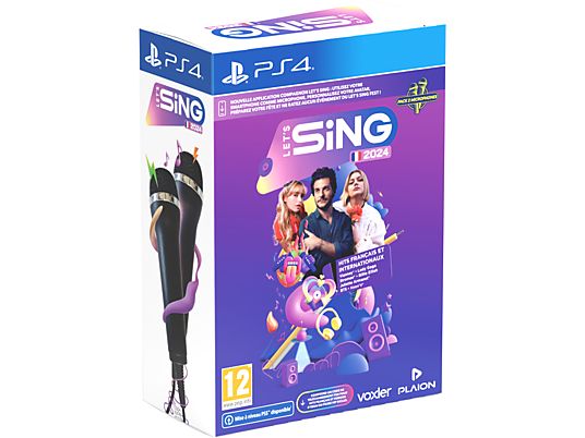 Let's Sing 2024 Hits Français et Internationaux (+2 mics) - PlayStation 4 - Französisch