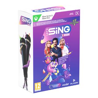 Let's Sing 2024 Hits Français et Internationaux (+2 mics) - Xbox Series X - Französisch