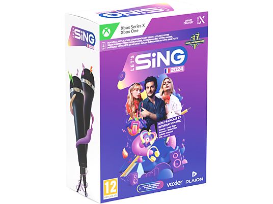 Let's Sing 2024 Hits Français et Internationaux (+2 mics) - Xbox Series X - Francese