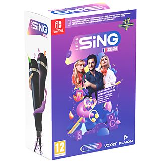Let's Sing 2024 Hits Français et Internationaux (+2 mics) - Nintendo Switch - Französisch