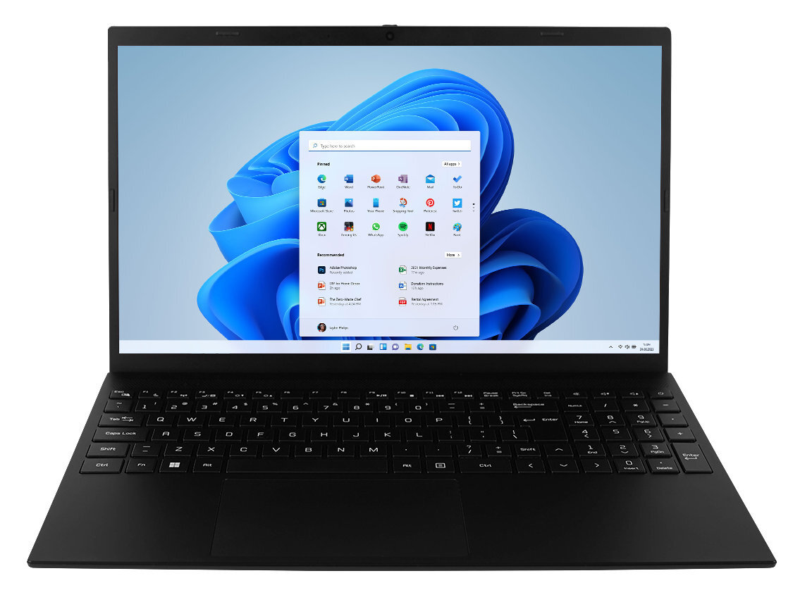 Laptop TECHBITE Zin 5 FHD Celeron N4020/4GB/128GB eMMC/INT/Win11HS Czarny