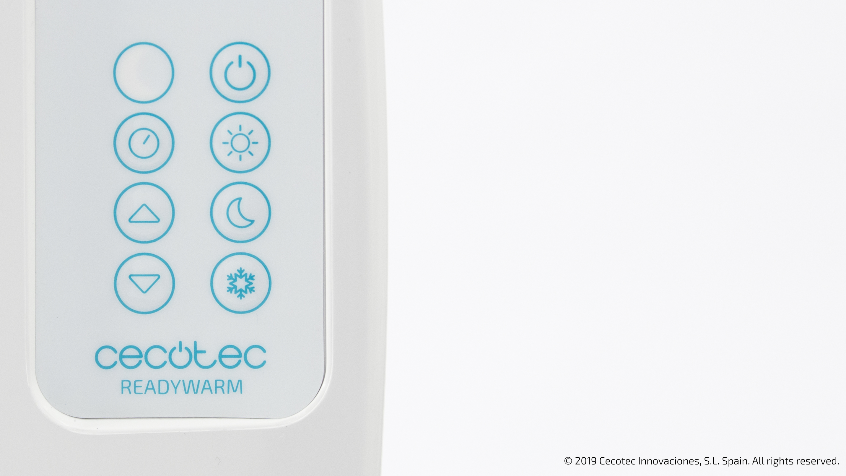 Convector | Cecotec ReadyWarm 6650 Crystal Connection, 1000 W, Wi-Fi, Pantalla LED, Programable 24/7, Diseño de cristal, Blanco