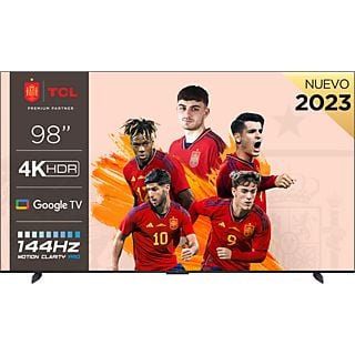TV LED 98" - TCL 98P745, UHD 4K, 144Hz VRR, Dolby Vision IQ, HDR 10+, Negro
