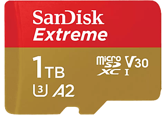 SANDISK MicroSD Extreme kártya 1 TB, 190/130 MB/s, A2, C10, V30, UHS-I, U3, SDSQXAV-1T00-GN6MA (121590)
